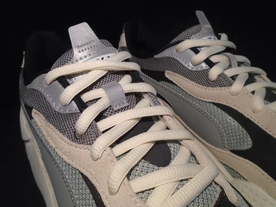 2019 PUMA RS-X3 PUZZLE LIMESTONE WHISPER WHITE OFF WHITE BLACK 371570-01 12 - Image 3 of 4