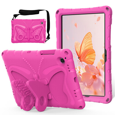 Kids Heavy Duty Butterfly Stand Case For Samsung Galaxy Tab S9 FE/S8 A9+ A8 A7