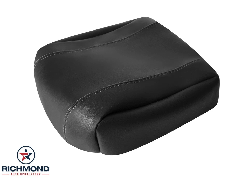 Ram Limited 2013 2014 2015 2016 - Cubierta de cuero con tapa de consola central, negra Foto 3 de 4