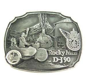 .“ANTIQUE MOTORCYCLE CLUB OF AMERICA” LIMITED EDITION ROCKY Mtn DJ90 BELT BUCKLE