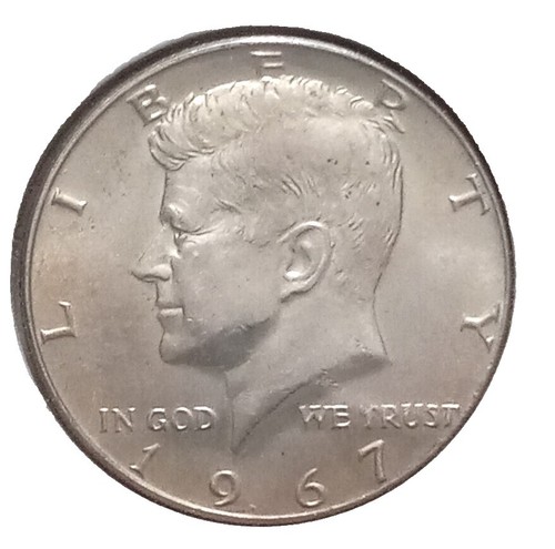 1967 Kennedy Half Dollar Coin - SCARCE 40% Silver DDO FS 103 | eBay
