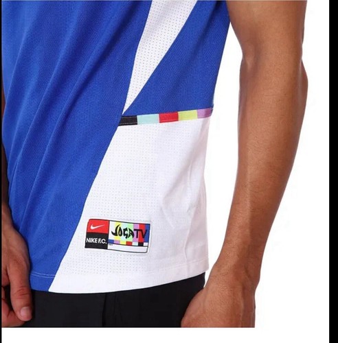 New S Nike FC Joga Bonito TV Soccer Futbol Jersey Kit Blue White CZ0993-480 Men - Picture 22 of 22