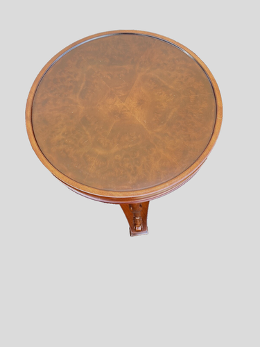 65383 Mahogany Swan Figure Lamp Table Stand - Picture 12 of 12