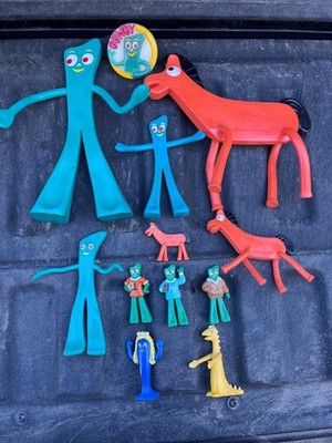 Gumby Vintage Toy Collectible Lot 1989 Hong Kong Taiwan China