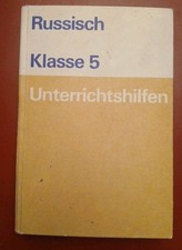 Unterrichtshilfen Russisch Klasse 5 - DDR - Volk und Wissen Berlin - 4. Al 1980