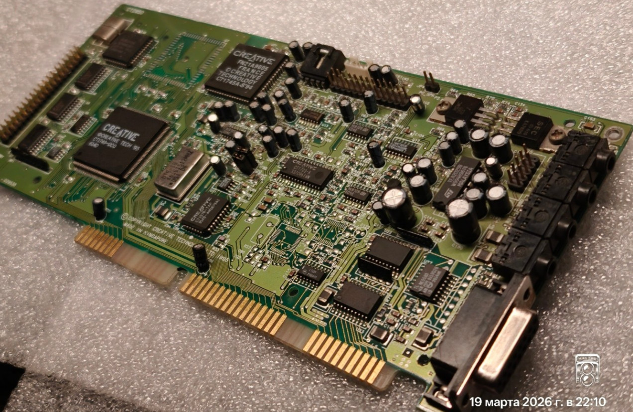 16-BIT ISA Sound Card Creative Sound Blaster 16 CT2950 OPL3 Retrogaming