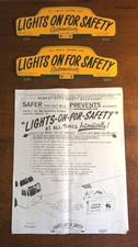 Licence Plate Topper Auto Accessory Safety Automotive Advertising Decal Brochure