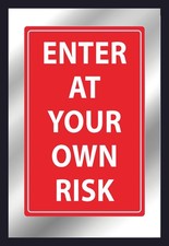 Specchio Fun Mirror specchio da parete, bar, cantina per feste, pub, nuovo