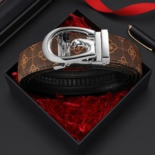 Luxury Designer Leather Belt Men Women Buckle Waist Belt for Jeans Waistband