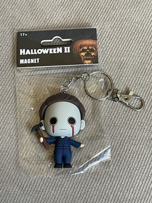 Halloween II Michael Myers Chibi 3D Foam Magnet Bag Charm Of Horror  NEW