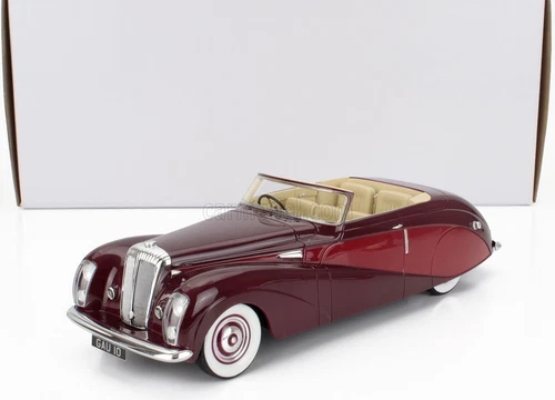 MATRIX 1953 DAIMLER DE36 HOOPER ''GREEN GODDESS'' CABRIO RED 1:18