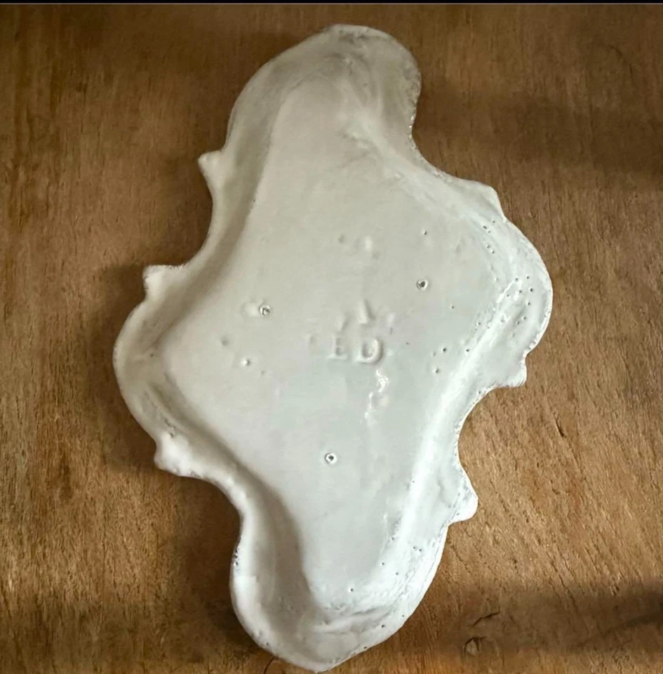 Astier De Villatte Dolly Plate 6in(15cm) x 4.3in(11cm) Used JAPAN - image 4 of 4