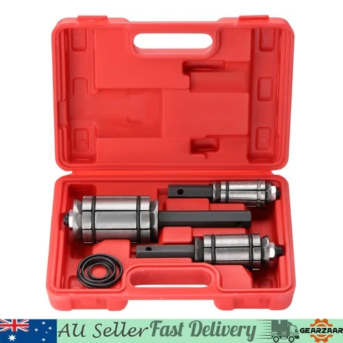 3 PCS Car Tail Pipe Expander Set Muffler Exhaust Pipe Dent Remover Tool Kit RED