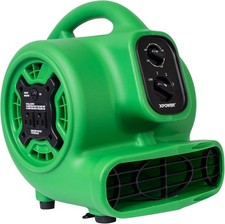 XPOWER P-230AT Mini Mighty 1/4 HP 925 CFM Centrifugal Air Mover, Carpet Dryer,