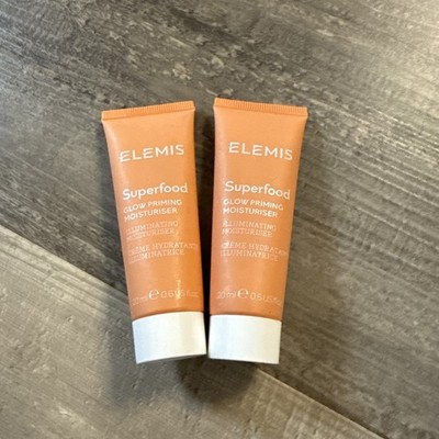 Elemis Superfood AHA Glow Priming Moisturizer Mini 20ml Each  (NEW & SEALED)