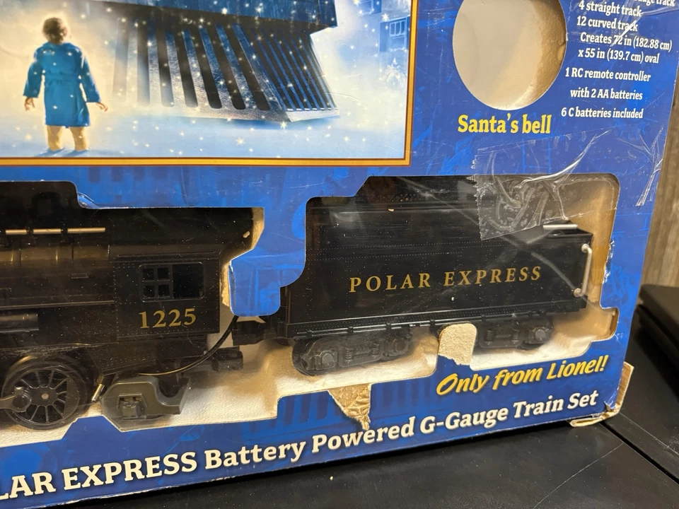 Lionel #7-11176 Polar Express G gauge Batt. Op Train Set -see descript - Image 4 of 4