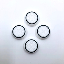 4pcs White Analog Stick Controller Thumb Cover Thumbstick Xbox One PS4 5