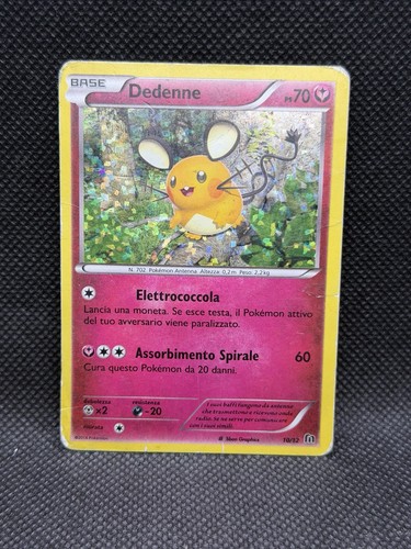 Dedenne 10/12 Holo 2014 Promo McDonald's Pokemon
