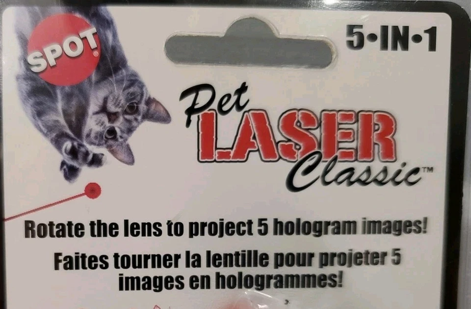 3" Spot Pet Laser Classic Toy 5-in-1 Interactive Cat Dog Toy  - Image 2 of 4