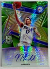 JJ Redick Green Neon Auto /49 2018-19 Panini Spectra Basketball #SG-JJR 76ers