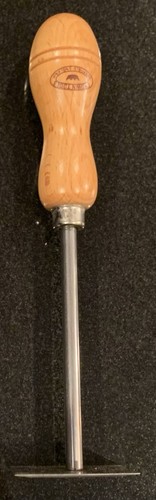 STRUMENTI CORONA SET 4 PEZZI GANCIO DA BARBA MANICO IN LEGNO MADE IN SHEFFIELD ENGLAND - Foto 4 di 18