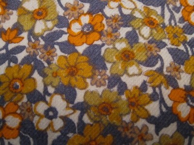 RARE 2.2 yds /44'' Vtg VIYELLA Floral Fabric Wool & Cotton Blend Quilts Clothing