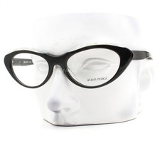 Alain Mikli Fleurette Eyeglasses A03106 001 Glasses Noir Blanc 53mm No Case