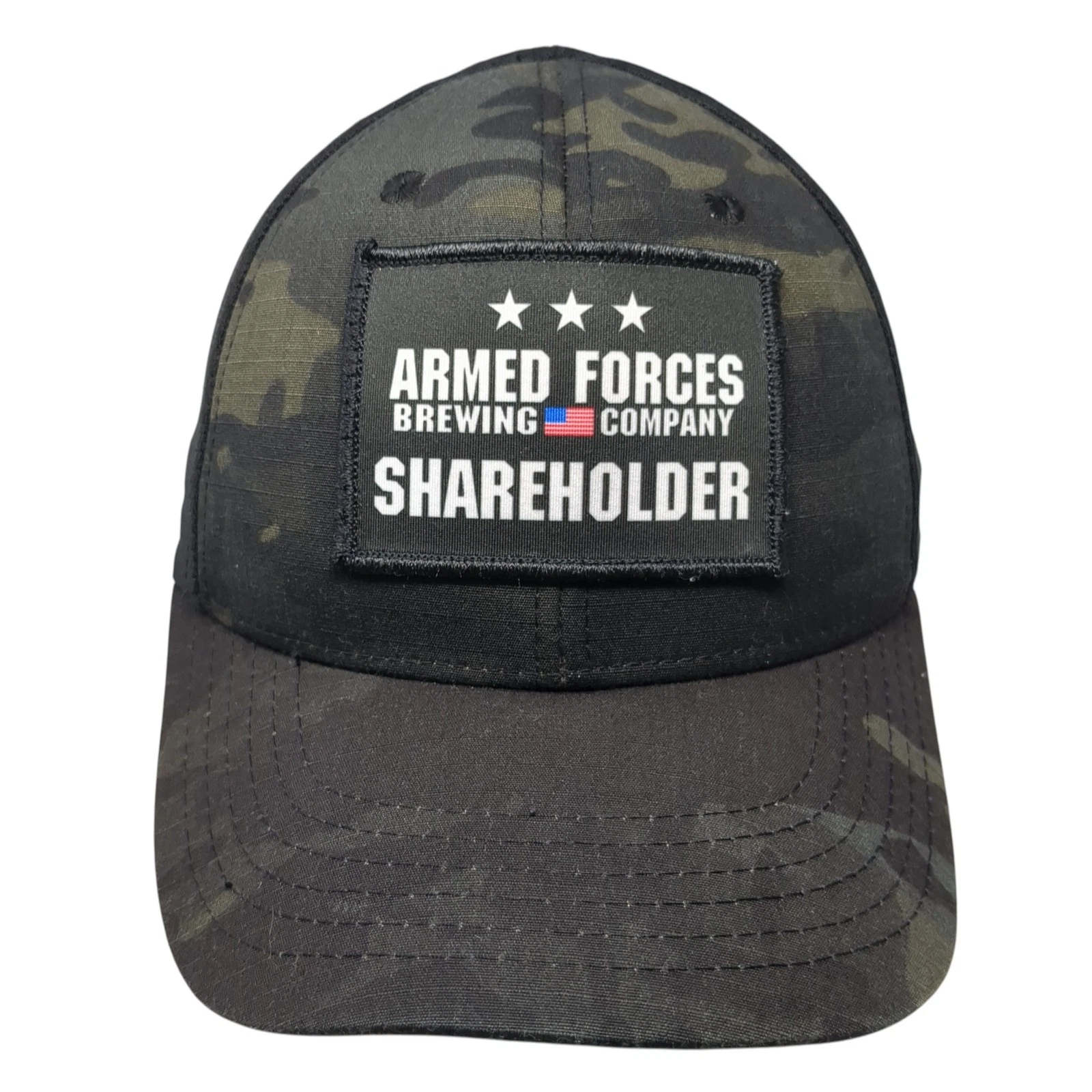 Armed Forces Brewing Company Shareholder U.S Flag Baseball Cap Multi OS 6 Panel