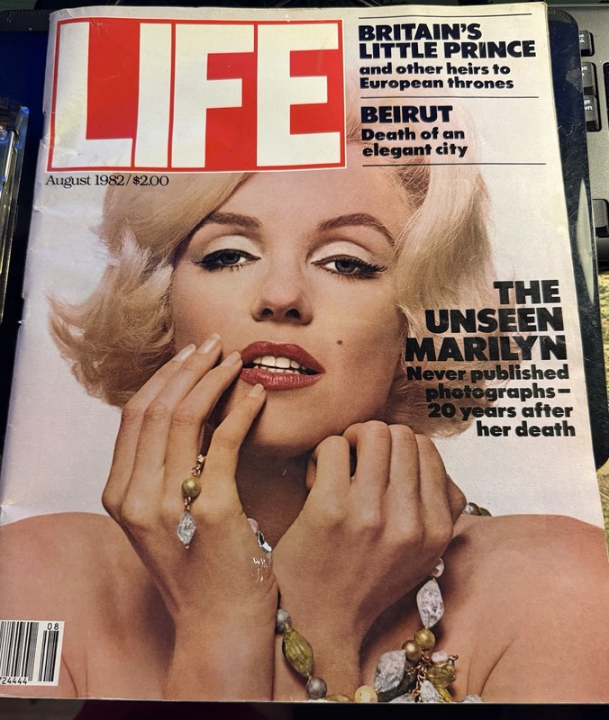 LIFE MAGAZINE "MARILYN MONROE" AUGUST 1982