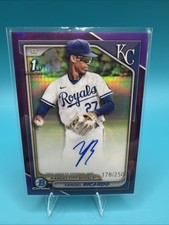 2024 Bowman Chrome - Prospect Autographs Yandel Ricardo #CPA-YRI Purple...