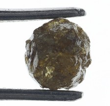1.55 CT Real Natural Rough Loose Diamond, Brownish Raw Uncut Mine Gemstone
