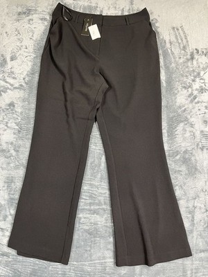 Women's City Chic Black Wide Leg Pants Size M/18  NWT