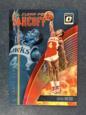 2018-19 Optic All Clear For Takeoff Red #7 Spud Webb Hawks /99
