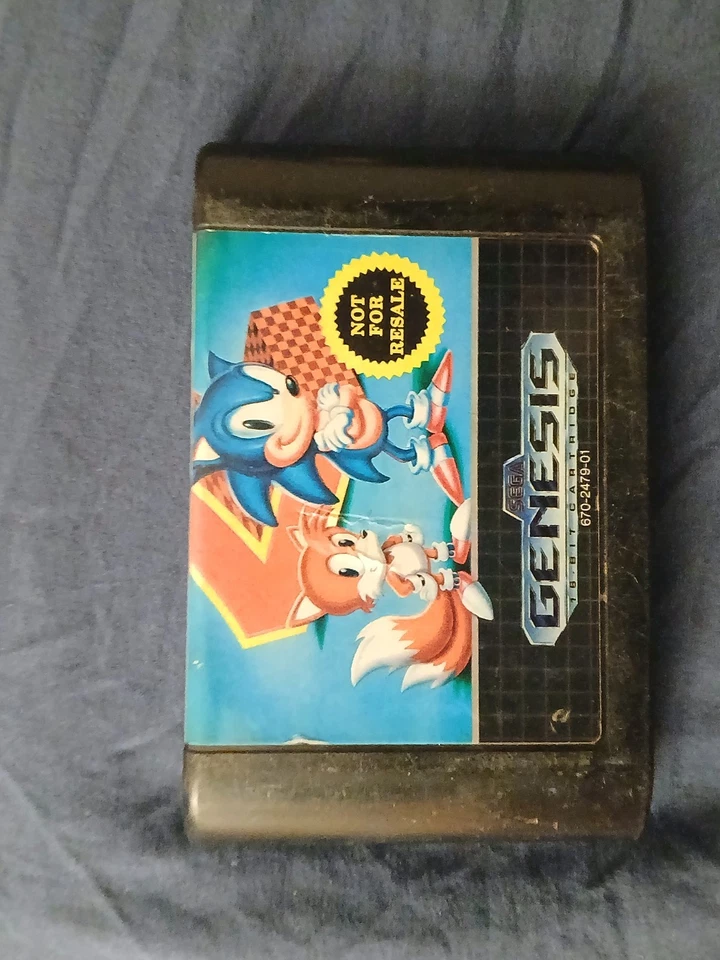 Sega Genesis Game Lot Of 4. Sonic 2, NBA Live 95, Boxing,basketball. !!!UNTESTED - Image 3 of 4