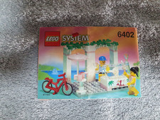 Lego System Town Paradisa Set 6402 Sidewalk Cafe / Ice Cream Parlour mit OBA