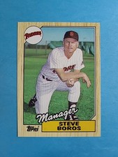 Steve Boros 1987 Topps Baseball Card # 143 J8775