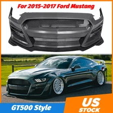 For 2015 2016 2017 Ford Mustang GT500 Style Front Bumper Kit
