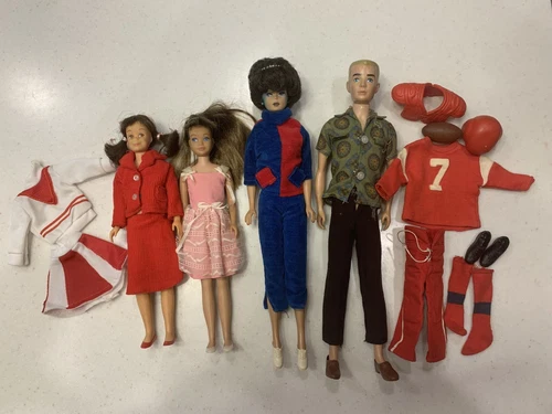 Vintage Barbie dolls 1960s with accessories