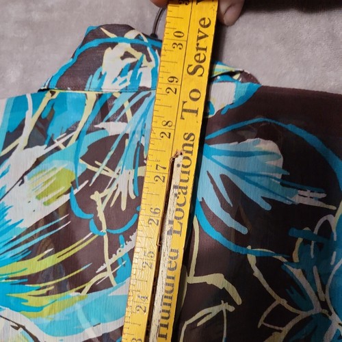 Chico's Silk Floral Feminine Hawaiian Sz3 US sz XL 16,18 - Picture 4 of 6