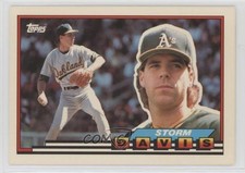 1989 Topps Big Storm Davis #121 to3