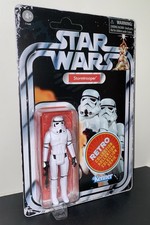 Star Wars Retro Collection STORMTROOPER MOC & Unpunched A New Hope Hasbro Kenner