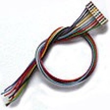 TCS DCC Decoder Harness WH 6in Harness for T Series Decoder, No 8-Pin NMRA Pl WH
