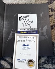 James Hetfield Signed Book Messengers Metallica COA