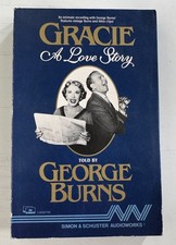 AUDIOBOOK CASSETTE  'Gracie : A Love Story' by George Burns (1989~Abridged)  H15