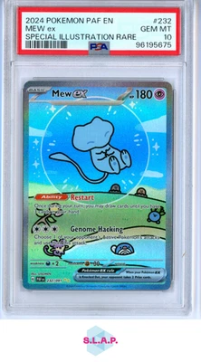 MEW EX POKEMON 232 2024 PALDEAN FATES FULLART ALTART ENGLISH PSA 10