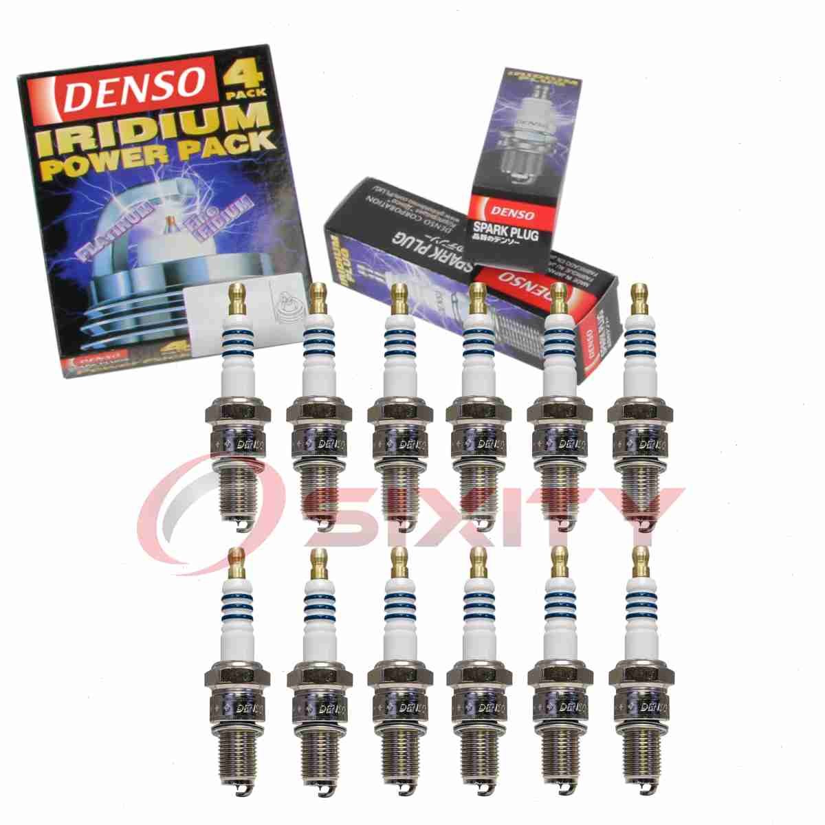 12 pc Denso Iridium Power Spark Plugs for 1977-1985 Ferrari 512 BB 4.9L H12 th