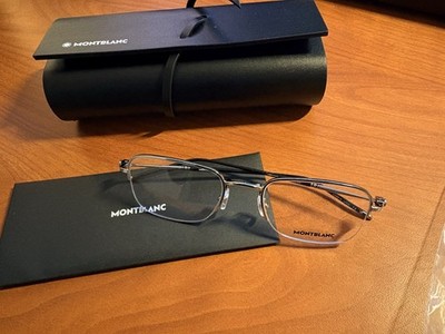 Mont Blanc MB013O 001 Eyeglasses Men's | Made In Japan | New In Box