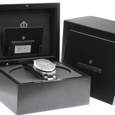 Baume & Mercier Riviera Baumatic 65899 Automatic 42mm Box Papers Blue Men's 2