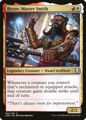Magic MTG TCG Commander Legends 2020 Reyav, Master Smith 290/361