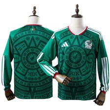 Mexico 2026 Home Long Sleeve MEN Jersey Green